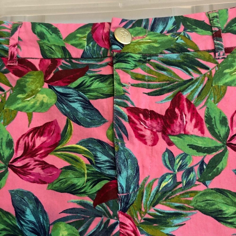 ❤️2/$15 or 3/$21❤️Stella Parker Tropical Leaf Print Shorts, Size 6 - Picture 3 of 9